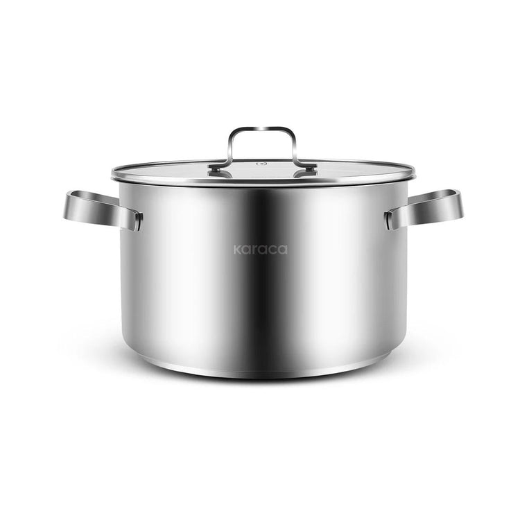 KARACA NOA POWERSTEEL 316+ STAINLESS STEEL 8-PIECE POT SET