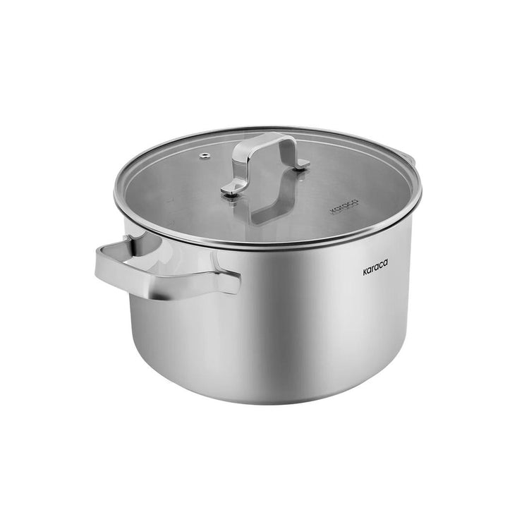 KARACA NOA POWERSTEEL 316+ STAINLESS STEEL 8-PIECE POT SET