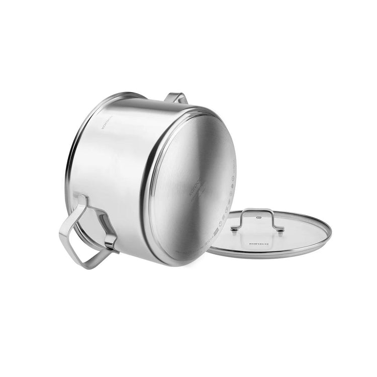 KARACA NOA POWERSTEEL 316+ STAINLESS STEEL 8-PIECE POT SET