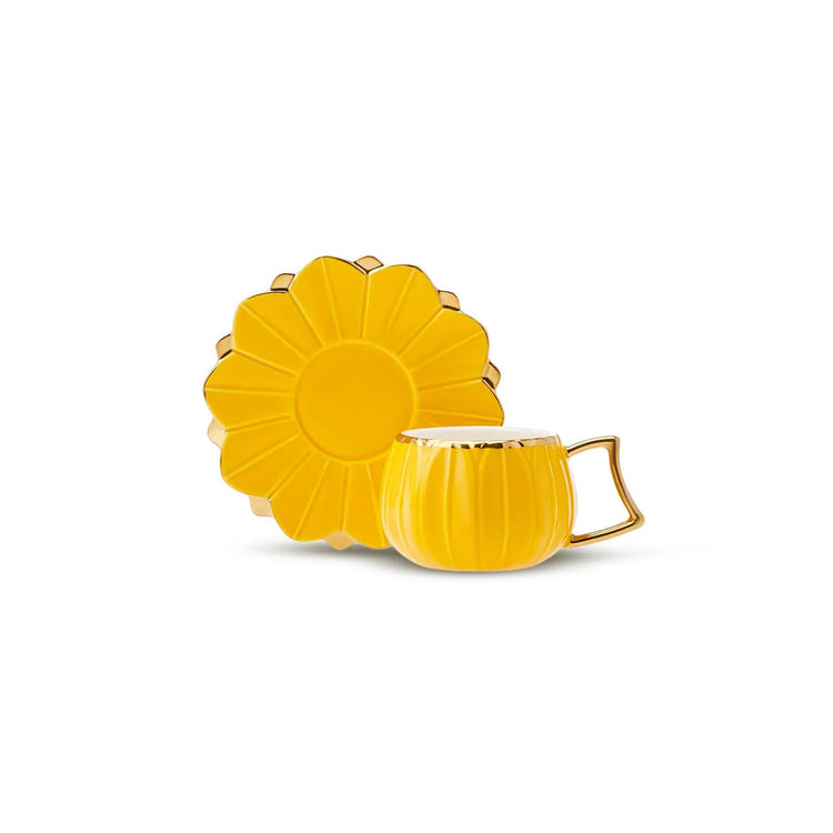 KARACA CICEK 110 mL Coffee Cup Set for 6 People