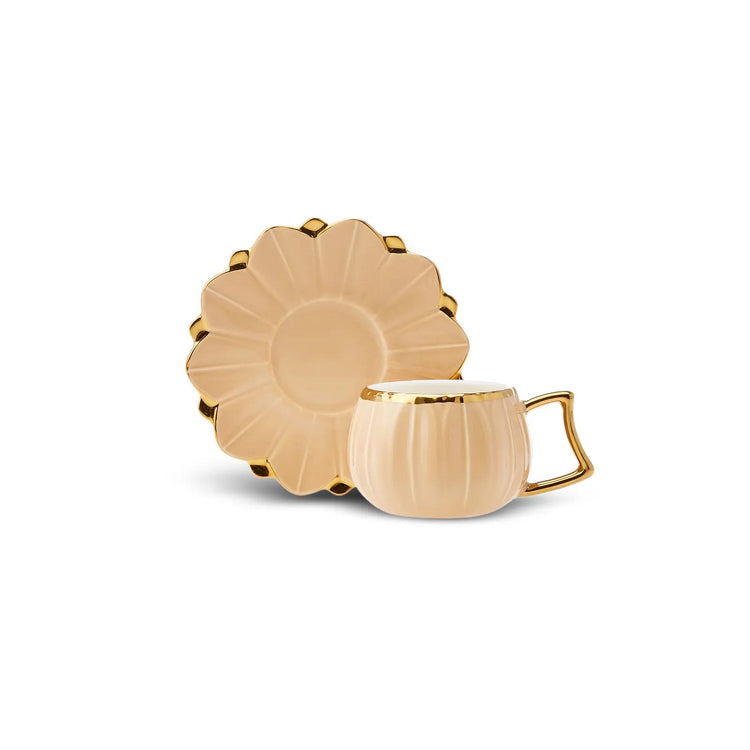 KARACA CICEK 110 mL Coffee Cup Set for 6 People