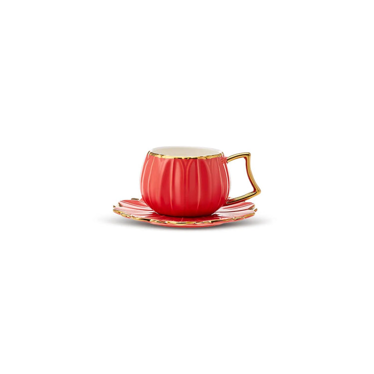 KARACA CICEK 110 mL Coffee Cup Set for 6 People