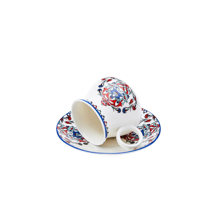 KARACA HATTAT 90 mL Coffee Cup Set for 6 People