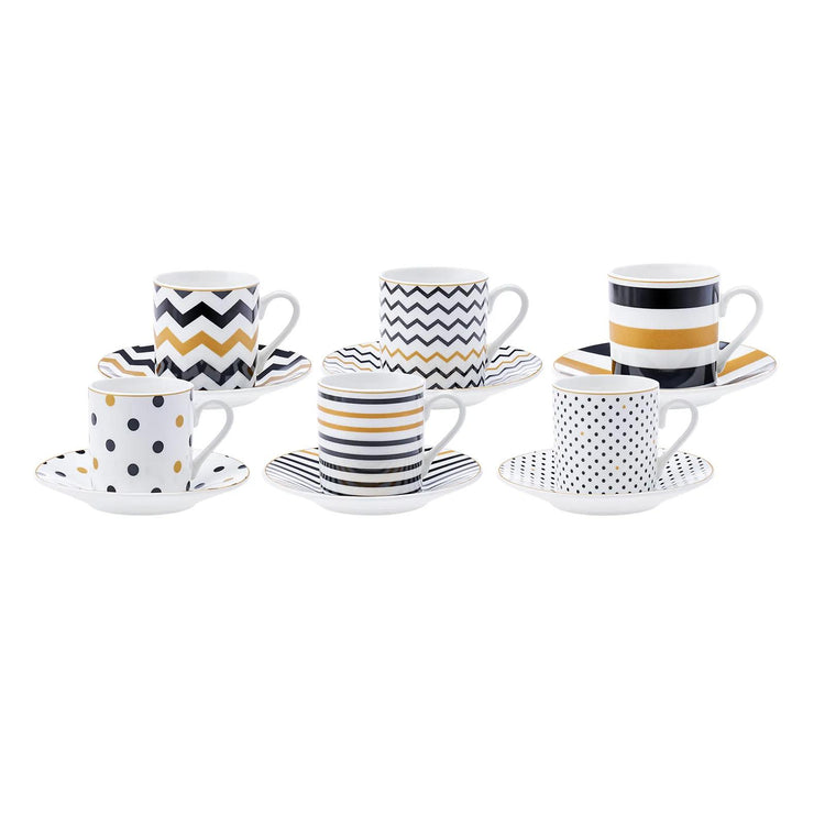 KARACA NOSSA Coffee Cup Set for 6 People