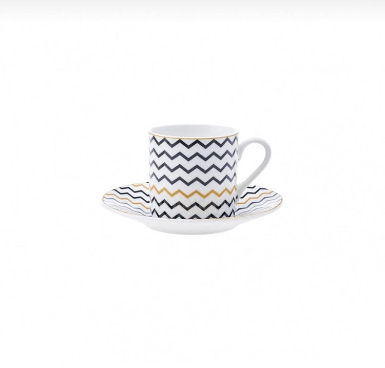 KARACA NOSSA Coffee Cup Set for 6 People