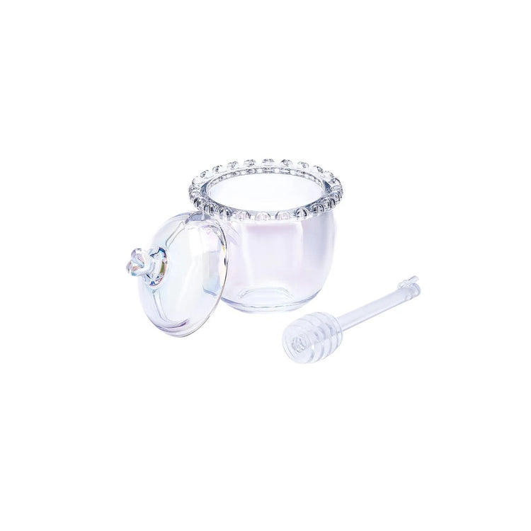 KARACA RORY GLASS HONEY JAR 9CM