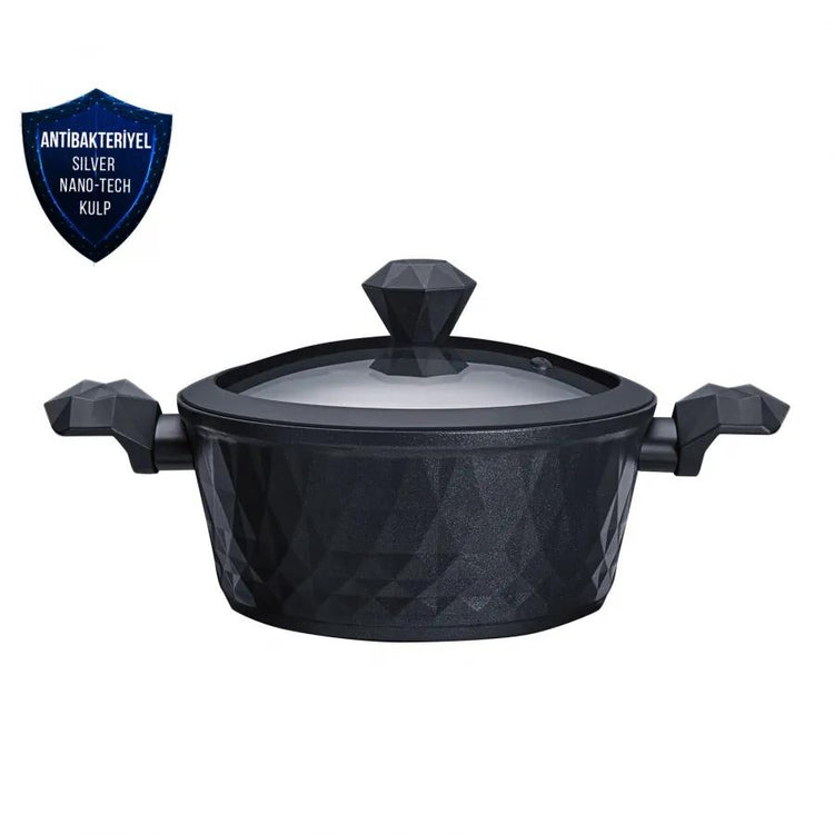 KARACA BIO DIAMOND ANTIBACTERIAL HANDLE 7-PIECE COOKWARE SET