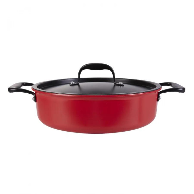 KARACA BIO DIAMOND PRO JAPANESE RED 7-PIECE COOKWARE SET