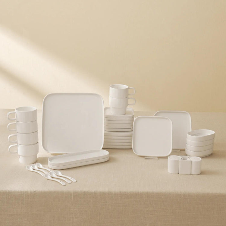 KARACA CUBIQUE 35-PIECE BREAKFAST SET (SQUARE)
