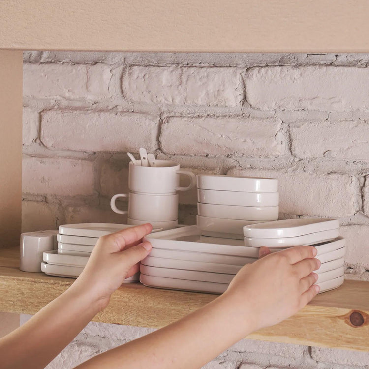 KARACA CUBIQUE 35-PIECE BREAKFAST SET (SQUARE)