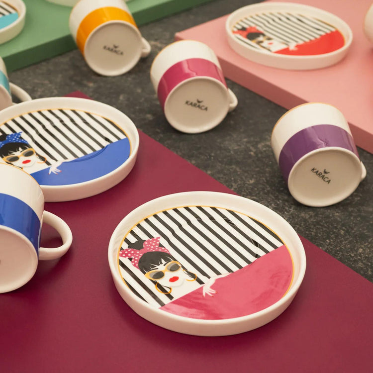 KARACA GIRLISH Coffee Cup Set for 6 People