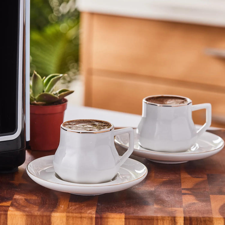KARACA NAP 6-PERSON COFFEE CUP SET