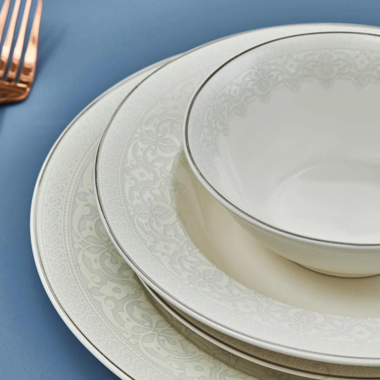 KARACA DOME 24-PIECE 6-PERSON PORCELAIN DINNER SET