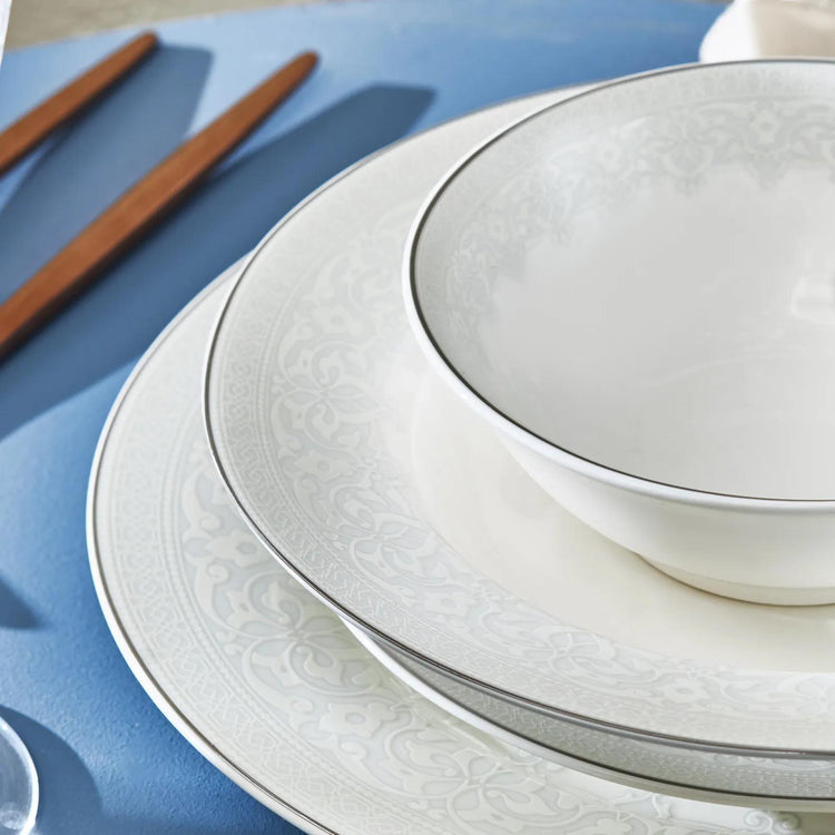 KARACA DOME 24-PIECE 6-PERSON PORCELAIN DINNER SET