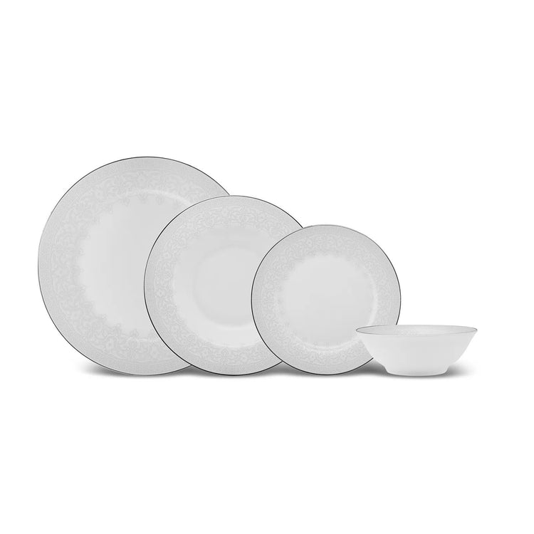 KARACA DOME 24-PIECE 6-PERSON PORCELAIN DINNER SET