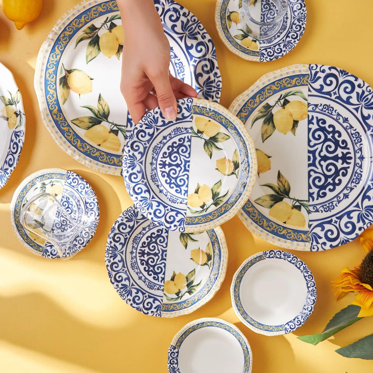 KARACA LEMON 26-PIECE BREAKFAST SET (ROUND)