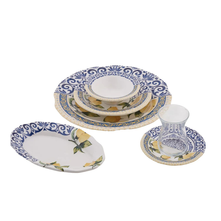KARACA LEMON 26-PIECE BREAKFAST SET (ROUND)
