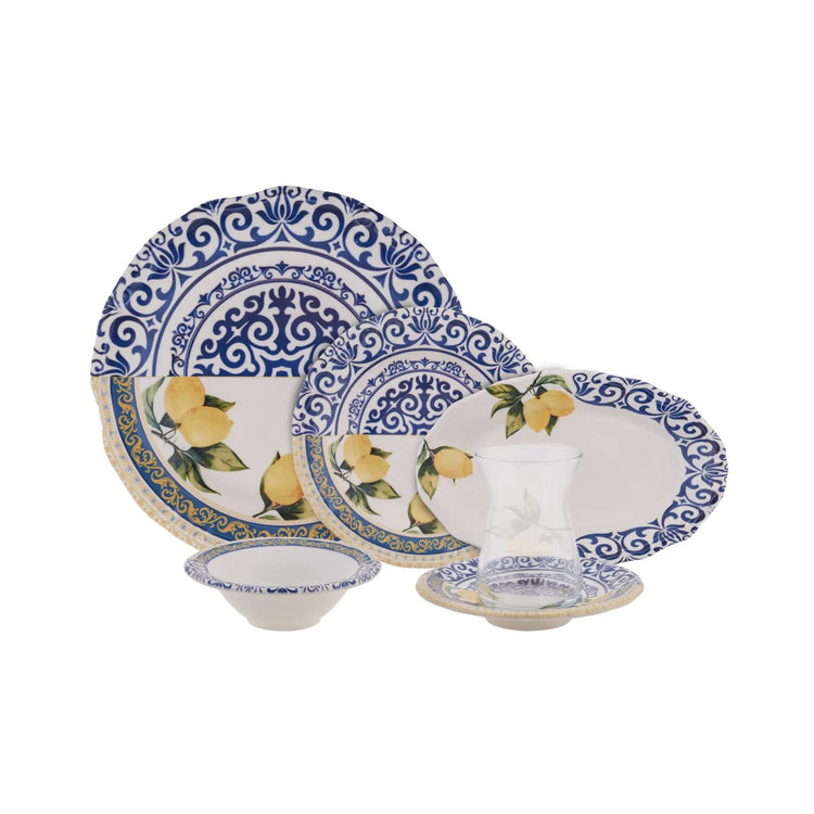 KARACA LEMON 26-PIECE BREAKFAST SET (ROUND)