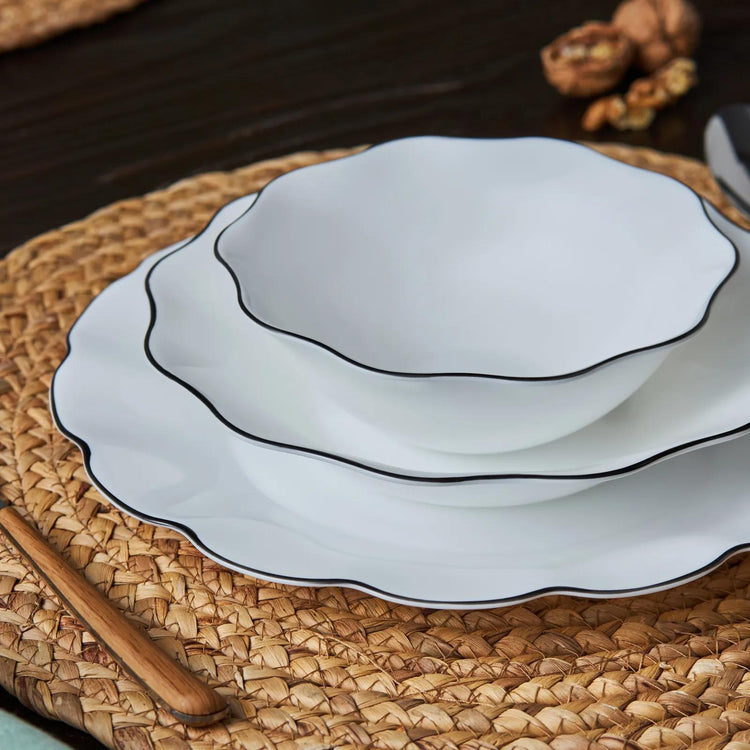 KARACA LINA 20-PIECE 6-PERSON OPAL DINNER SET