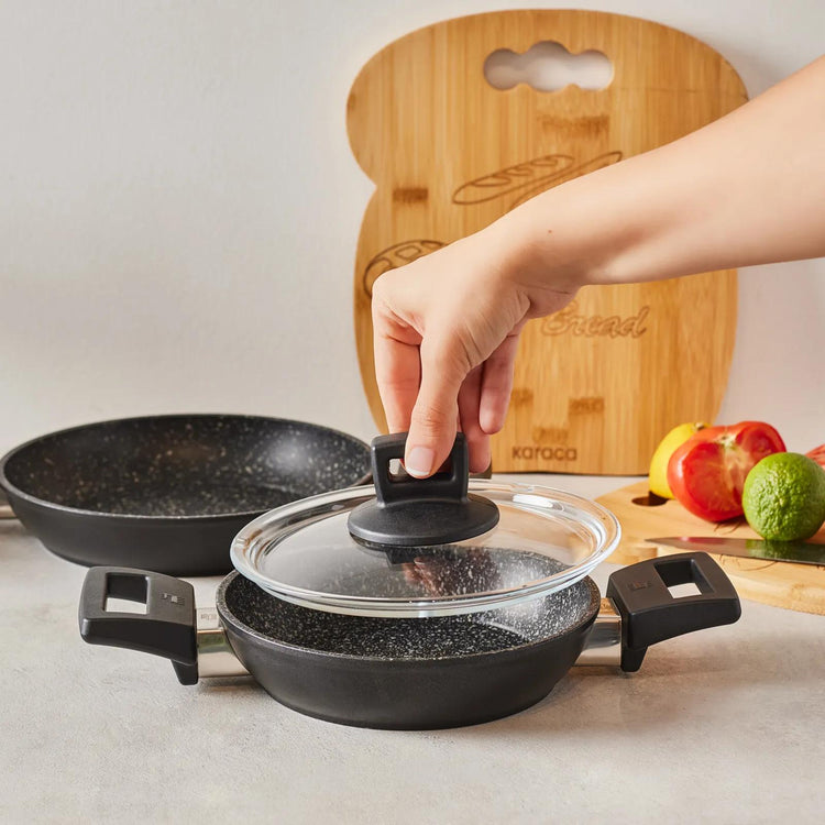 Karaca Biogranit Power 4 Piece Saute Pan Set