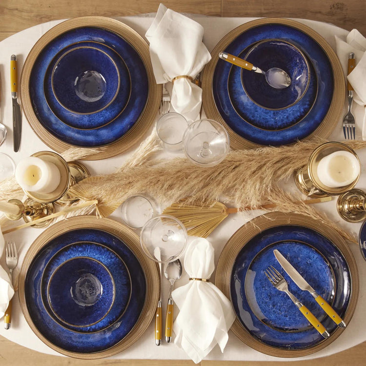 KARACA MARBELLA REACTIVE 18-PIECE 6-PERSON DINNER SET
