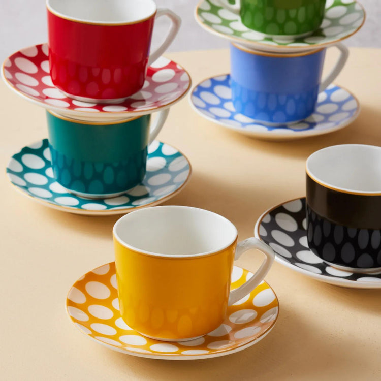 KARACA PUANTIYELI 6-PERSON 80 ML COFFEE CUP SET