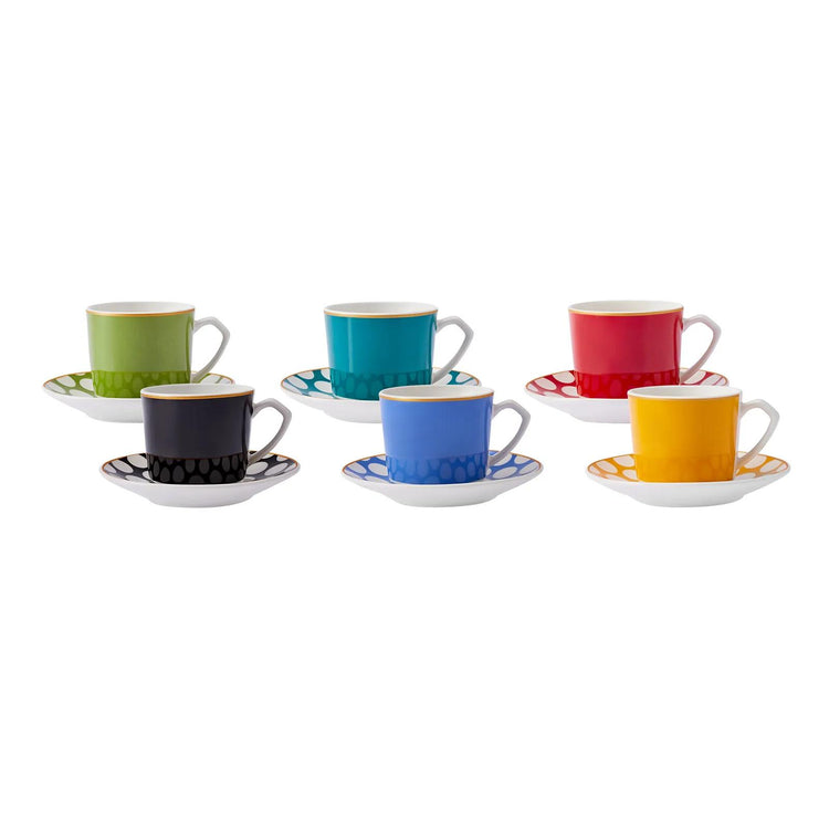 KARACA PUANTIYELI 6-PERSON 80 ML COFFEE CUP SET