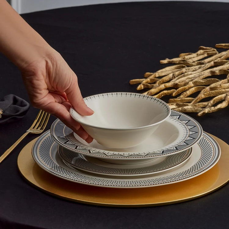 KARACA GLOBE 24-PIECE 6-PERSON DINNER SET