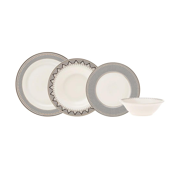 KARACA GLOBE 24-PIECE 6-PERSON DINNER SET