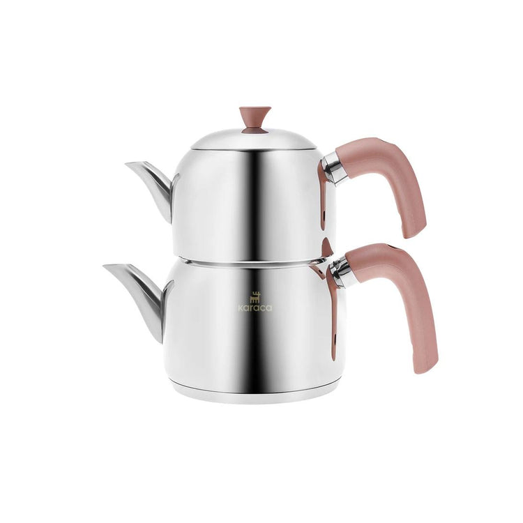 KARACA ALDER MEDIUM-SIZED TEAPOT SET ROSE