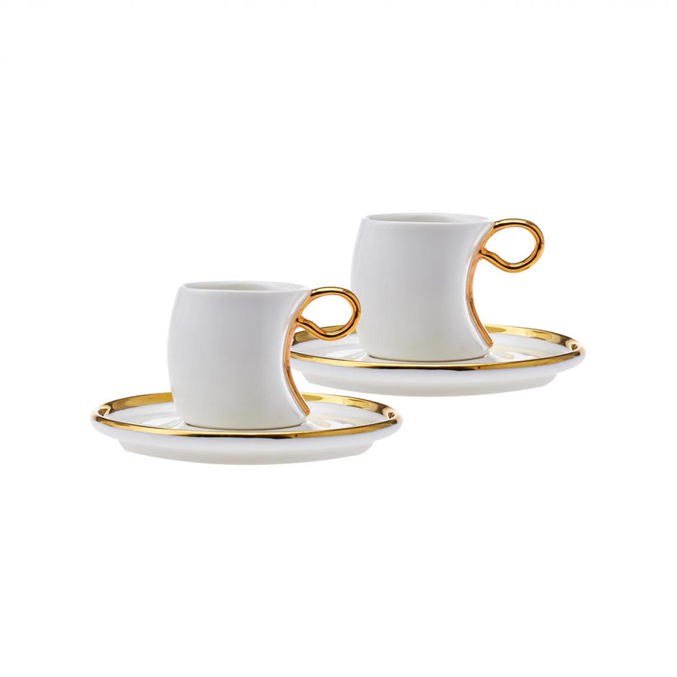KARACA CURVE 2-PERSON ESPRESSO CUP SET