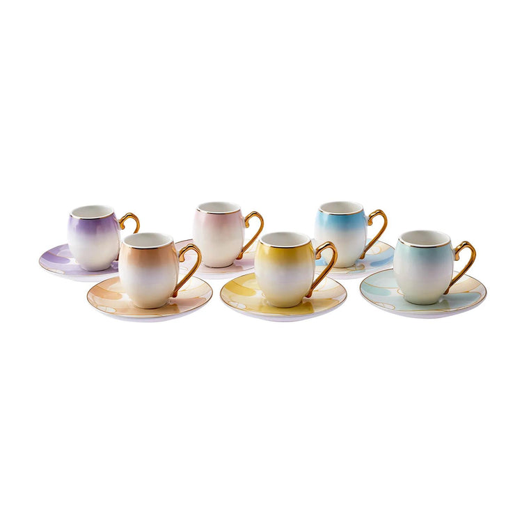 KARACA CANDY 6-PERSON 90 ML COFFEE CUP SET