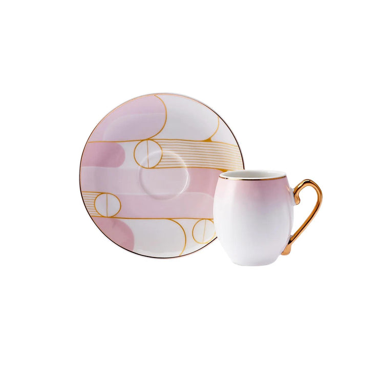 KARACA CANDY 6-PERSON 90 ML COFFEE CUP SET
