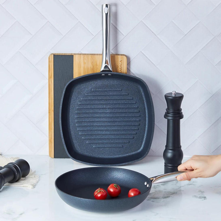 KARACA BIO DIAMOND MASTER GRILL & FRYING PAN SET (INDUCTION)