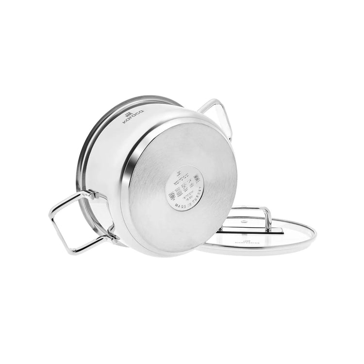 KARACA ARYA 6-PIECE MIDI STAINLESS STEEL COOKWARE SET
