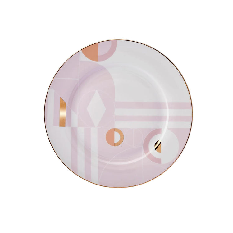KARACA MANDARIN 19 CM 6-PIECE PORCELAIN DESSERT PLATE SET