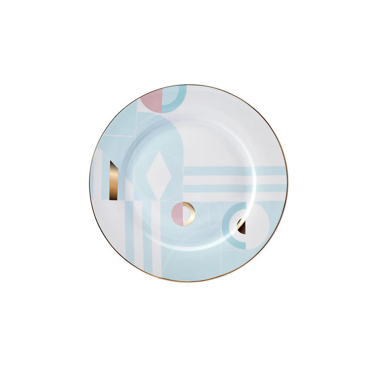KARACA MANDARIN 19 CM 6-PIECE PORCELAIN DESSERT PLATE SET