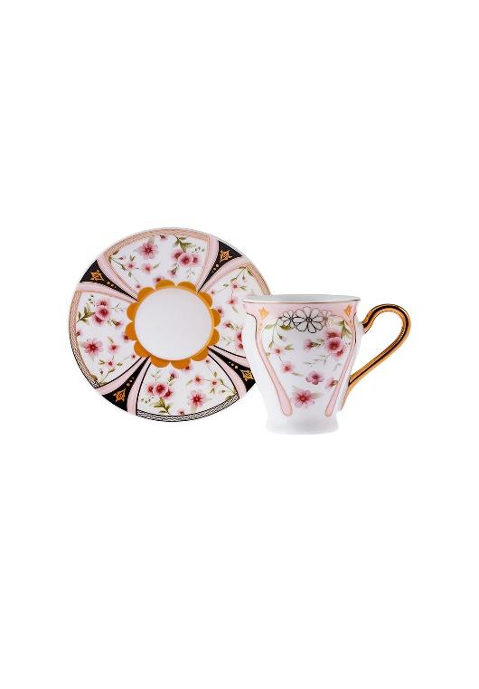 KARACA EFES 6-PERSON LARGE-SIZE 110 ML COFFEE CUP SET