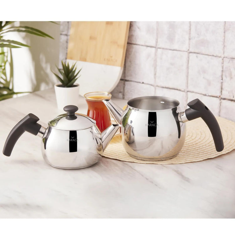 KARACA ADELYA MINI-SIZED TEAPOT SET (BLACK)