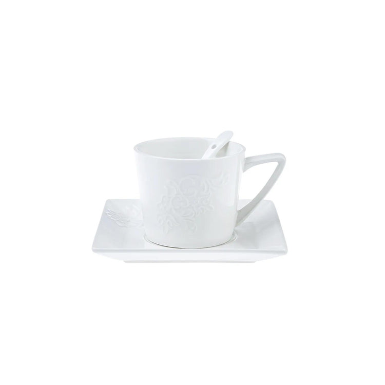 KARACA TREND EMBOSS 32-PIECE BREAKFAST SET (SQUARE)