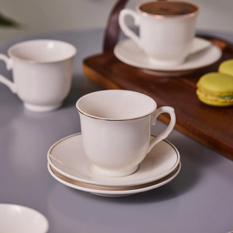 KARACA SERAF 6-PERSON 90 ML COFFEE CUP SET