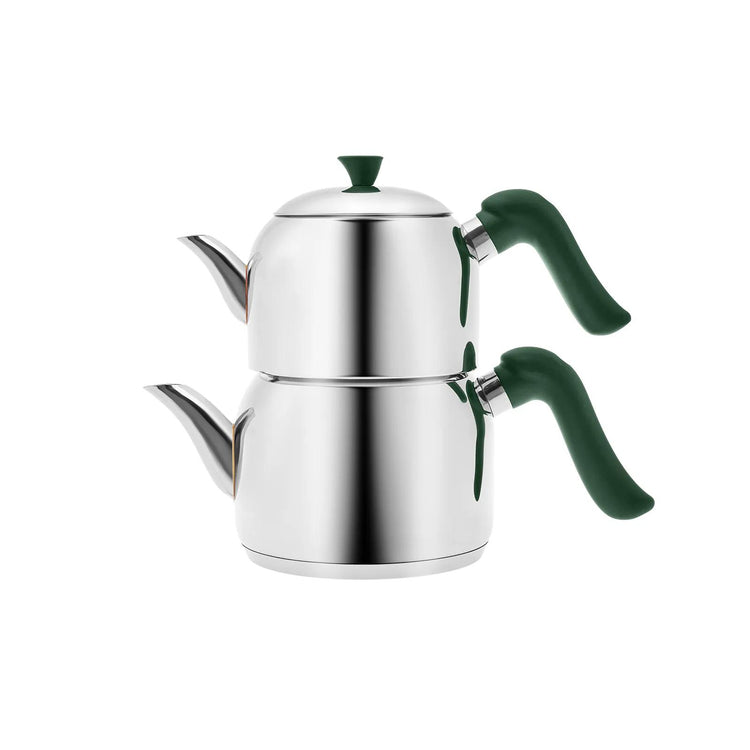 KARACA EDANA MEDIUM-SIZED TEAPOT SET (GREEN)