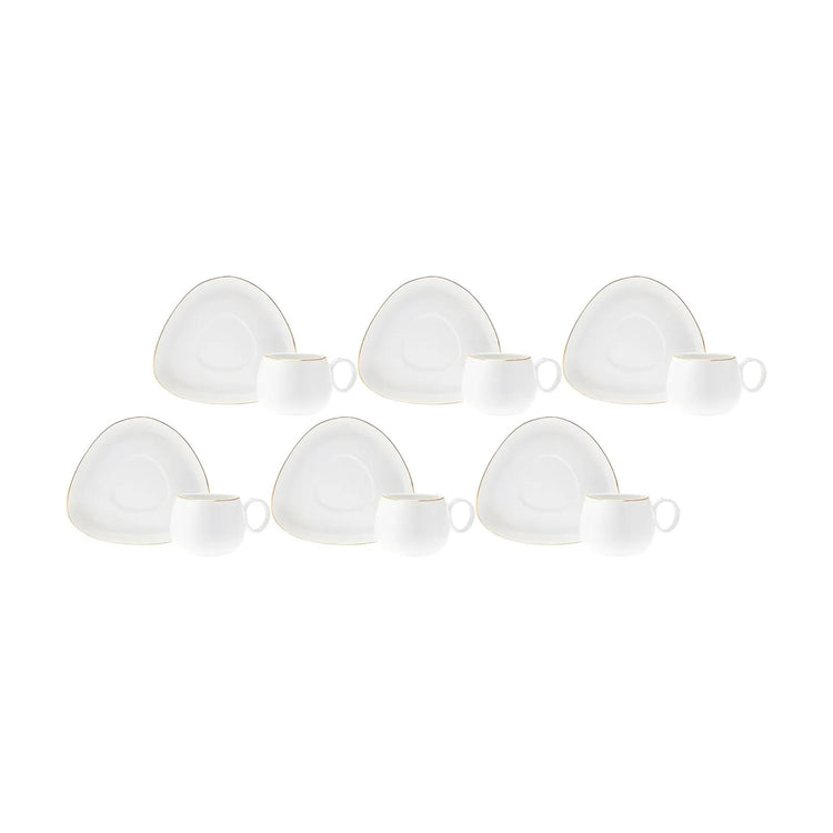 KARACA STREAMLINE TRIBE 6-PERSON 90 ML COFFEE CUP SET