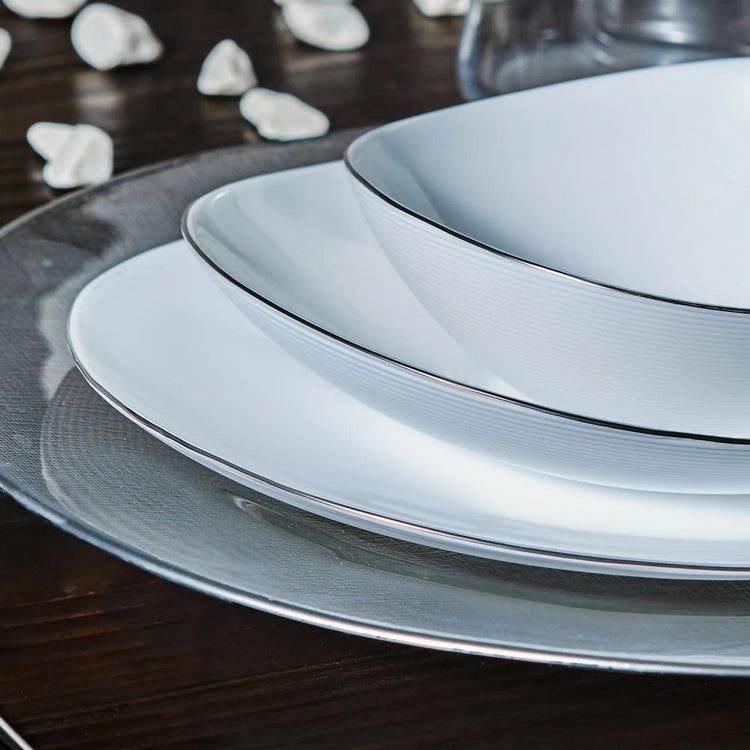 KARACA PURE 18-PIECE 6-PERSON OPAL DINNER SET