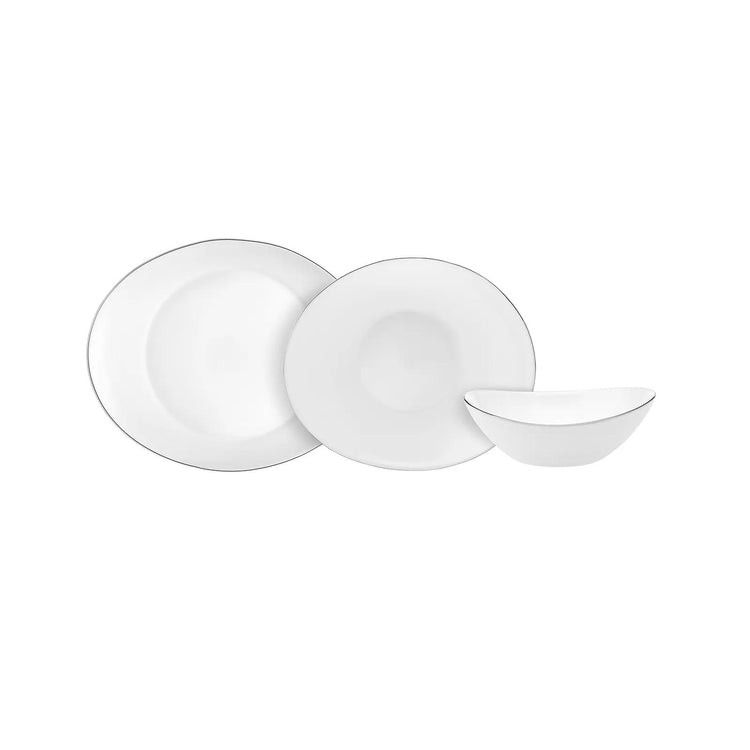 KARACA PURE 18-PIECE 6-PERSON OPAL DINNER SET
