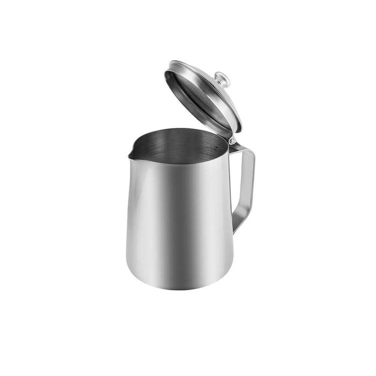 KARACA BARISTA STAINLESS STEEL MILK POT WITH LID 0.7 LITER