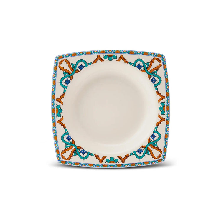 KARACA LORETTA SQUARE 24-PIECE 6-PERSON DINNER SET