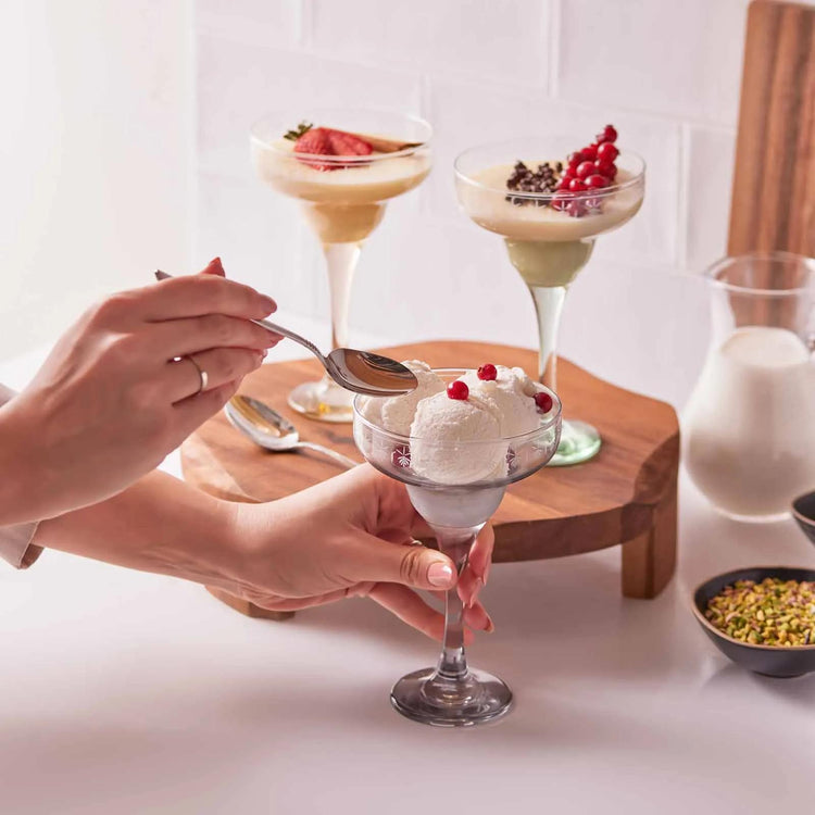 KARACA AKİDE 3-PIECE DESSERT/ICE CREAM SET