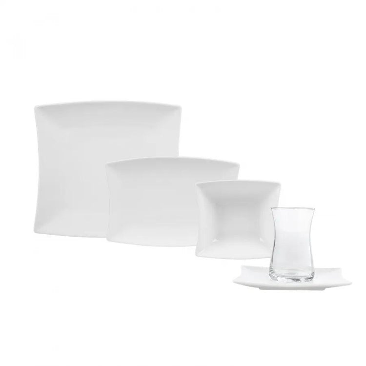 KARACA NEW PERFECT WHITE 26-PIECE BREAKFAST SET (SQUARE)