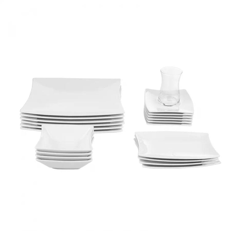 KARACA NEW PERFECT WHITE 26-PIECE BREAKFAST SET (SQUARE)